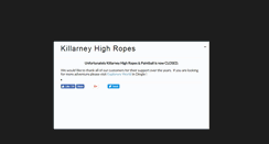 Desktop Screenshot of killarneyhighropes.com